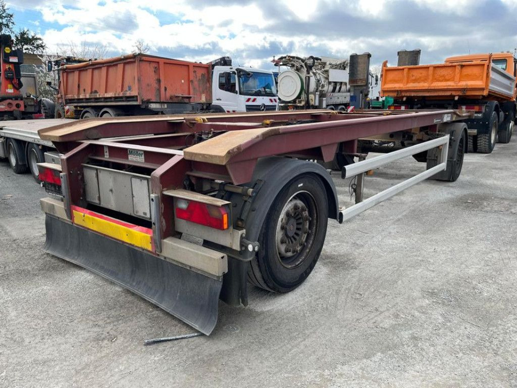 Hüffermann 2-achs Abrollanhänger HAR 18.70 Containeranhänge - Ρυμούλκα γάντζος/ Αλυσιδάκι: φωτογραφία 5 Hüffermann 2-achs Abrollanhänger HAR 18.70 Containeranhänge - Ρυμούλκα γάντζος/ Αλυσιδάκι: φωτογραφία 5