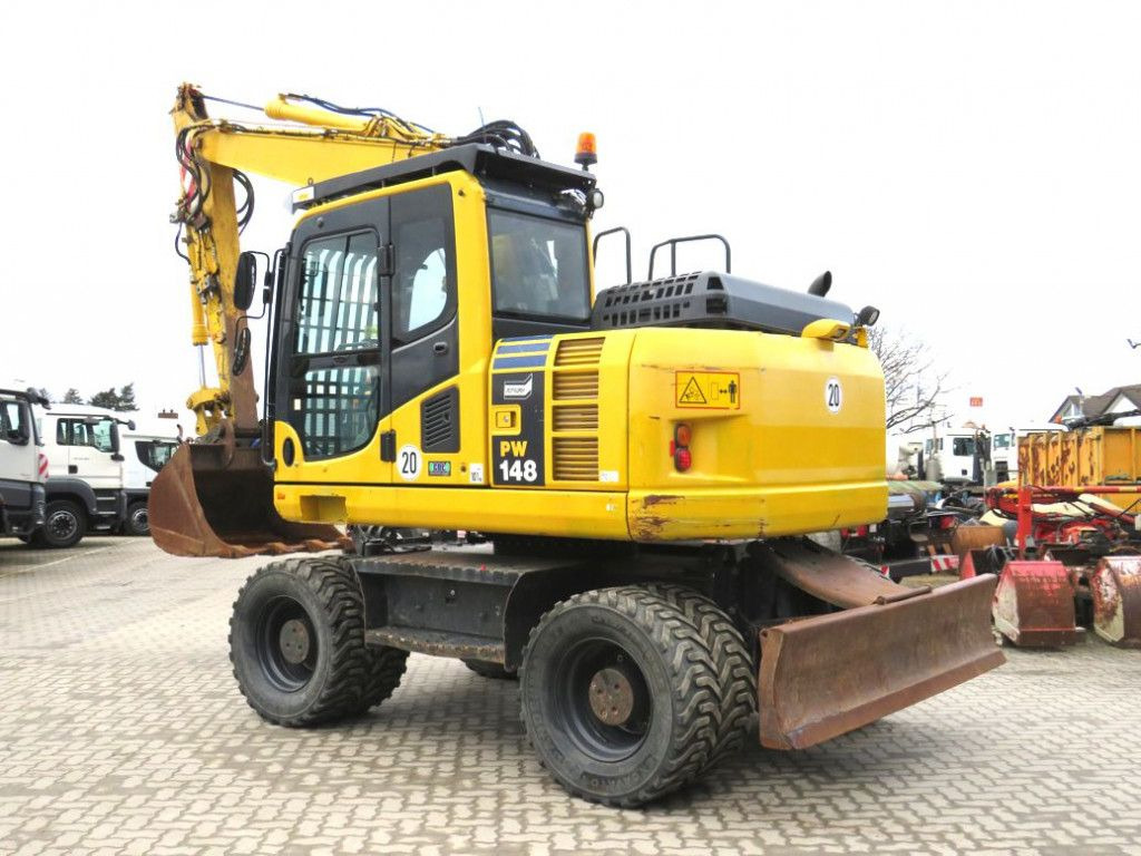 Komatsu Mobilbagger PW 148 - 8 Bagger 6.824h Deutsch top - Τροχοφόρος εκσκαφέας: φωτογραφία 4 Komatsu Mobilbagger PW 148 - 8 Bagger 6.824h Deutsch top - Τροχοφόρος εκσκαφέας: φωτογραφία 4