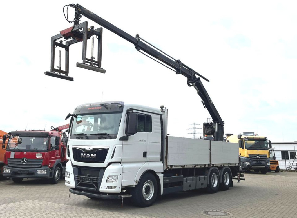 MAN MAN TG-X Pritsche Heckkran 26.440 6x4 Hiab XS 166 - Φορτηγό με ανοιχτή καρότσα, Φορτηγό με γερανό: φωτογραφία 1 MAN MAN TG-X Pritsche Heckkran 26.440 6x4 Hiab XS 166 - Φορτηγό με ανοιχτή καρότσα, Φορτηγό με γερανό: φωτογραφία 1