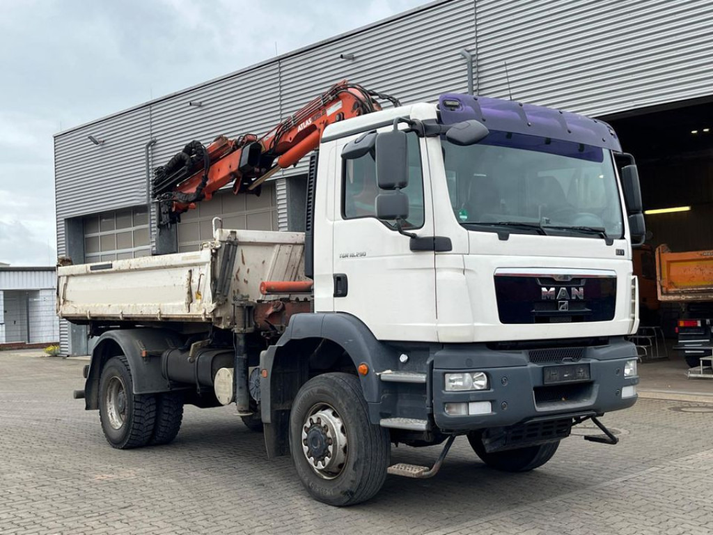 MAN TG-M 18.290 4x4 BB 2-Achs Allradkipper Kran Atlas 105+Funk - Φορτηγό ανατρεπόμενο, Φορτηγό με γερανό: φωτογραφία 5 MAN TG-M 18.290 4x4 BB 2-Achs Allradkipper Kran Atlas 105+Funk - Φορτηγό ανατρεπόμενο, Φορτηγό με γερανό: φωτογραφία 5