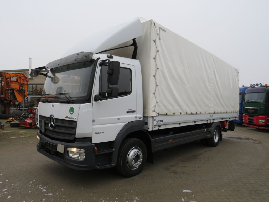 MERCEDES-BENZ Atego 1224 L Pritsche LBW LBW 1.5to - Φορτηγό μουσαμάς: φωτογραφία 1 MERCEDES-BENZ Atego 1224 L Pritsche LBW LBW 1.5to - Φορτηγό μουσαμάς: φωτογραφία 1