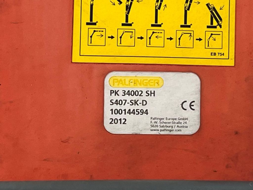 Φορτηγό με γερανό, Φορτηγό με ανοιχτή καρότσα Mercedes-Benz Actros 2541 Pritsche Heckkran Palfinger PK 34002: φωτογραφία 12