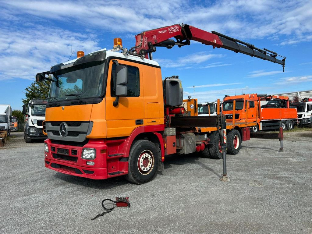 Mercedes-Benz Actros 2646 L 6x4 Pritsche Kran Fassi 450 45m/t - Φορτηγό με γερανό, Φορτηγό με ανοιχτή καρότσα: φωτογραφία 1 Mercedes-Benz Actros 2646 L 6x4 Pritsche Kran Fassi 450 45m/t - Φορτηγό με γερανό, Φορτηγό με ανοιχτή καρότσα: φωτογραφία 1
