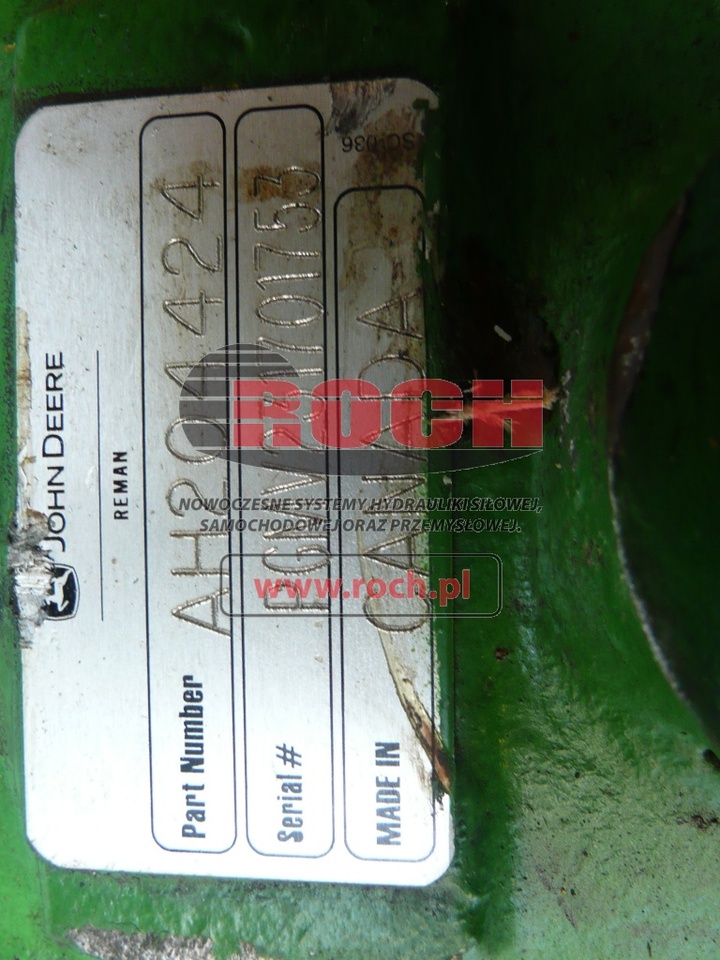 JOHN DEERE AH204424 - Υδραυλικός κινητήρας: φωτογραφία 2 JOHN DEERE AH204424 - Υδραυλικός κινητήρας: φωτογραφία 2