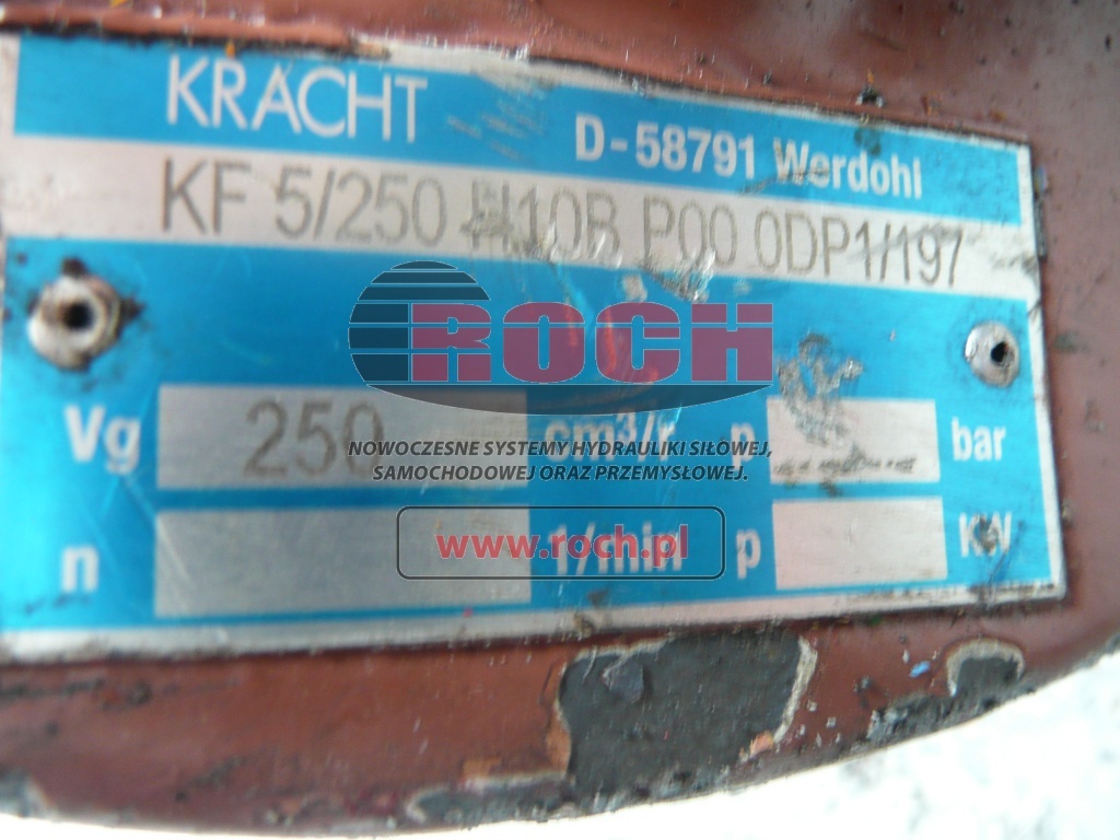 KRACHT KF5/250H10BP000DP1/197 - Υδραυλική αντλία: φωτογραφία 2 KRACHT KF5/250H10BP000DP1/197 - Υδραυλική αντλία: φωτογραφία 2