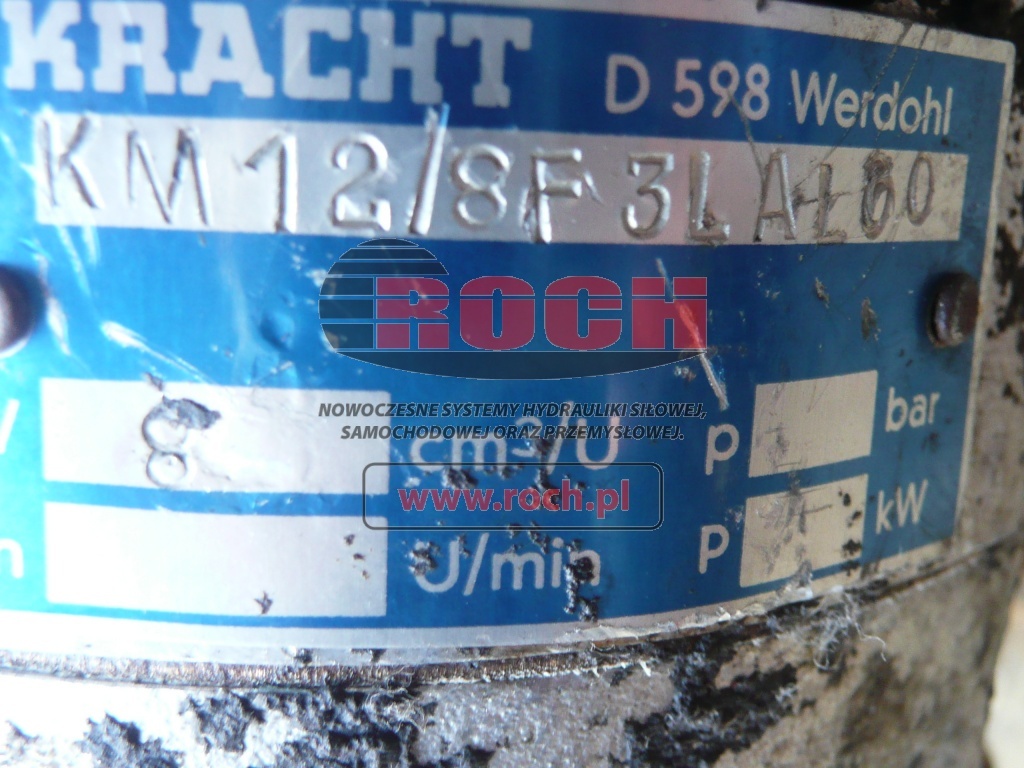 KRACHT KM12/8 F3LAL00 + D3D10D1A085 - Υδραυλικός κινητήρας: φωτογραφία 2 KRACHT KM12/8 F3LAL00 + D3D10D1A085 - Υδραυλικός κινητήρας: φωτογραφία 2