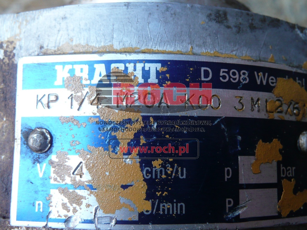 KRACHT KP1/4 M20A K00 3 ML2/61 - Υδραυλική αντλία: φωτογραφία 2 KRACHT KP1/4 M20A K00 3 ML2/61 - Υδραυλική αντλία: φωτογραφία 2