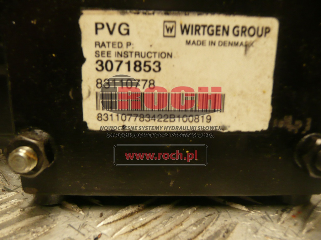 WIRTGEN PVG 3071853 83110778 - 1 SEKCYJNY + 11172734 11-32VDC - Υδραυλική βαλβίδα: φωτογραφία 1 WIRTGEN PVG 3071853 83110778 - 1 SEKCYJNY + 11172734 11-32VDC - Υδραυλική βαλβίδα: φωτογραφία 1