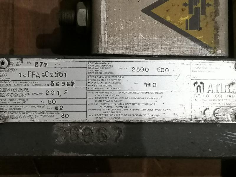 Atib TDL 577 - Πιρούνες για Ανυψωτικό μηχάνημα: φωτογραφία 5 Atib TDL 577 - Πιρούνες για Ανυψωτικό μηχάνημα: φωτογραφία 5