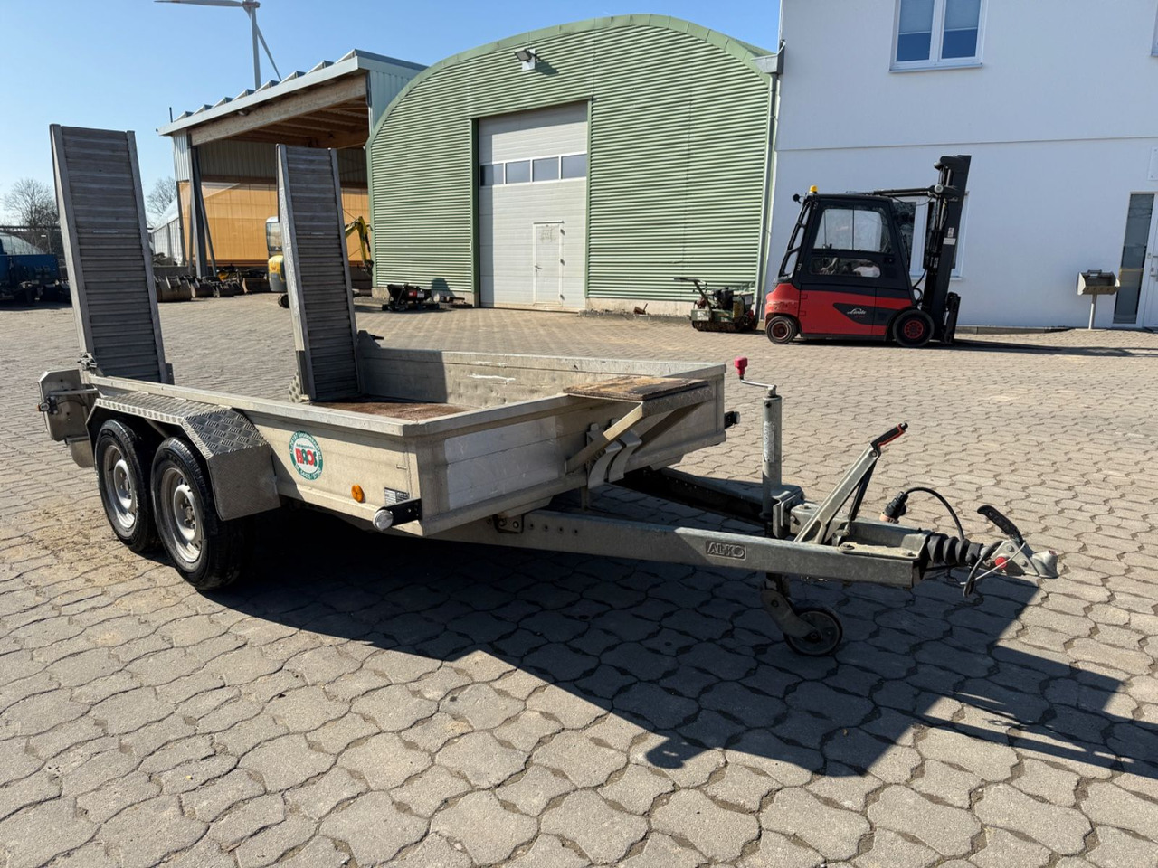 BAOS M303116, Baumaschinen Transportanhänger 3 t - Ρυμούλκα με χαμηλό δάπεδο: φωτογραφία 1 BAOS M303116, Baumaschinen Transportanhänger 3 t - Ρυμούλκα με χαμηλό δάπεδο: φωτογραφία 1