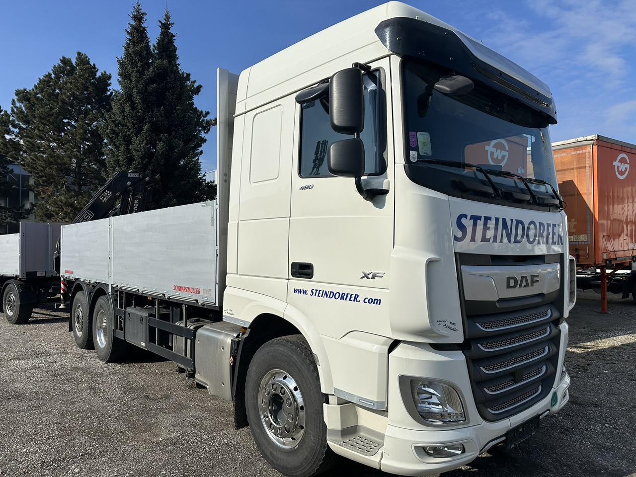 DAF XF 480 FAN mit FASSI Kran ohne Anhänger - Φορτηγό με ανοιχτή καρότσα: φωτογραφία 3 DAF XF 480 FAN mit FASSI Kran ohne Anhänger - Φορτηγό με ανοιχτή καρότσα: φωτογραφία 3