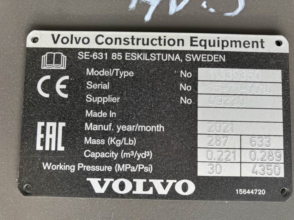 Volvo Böschungslöffel schwenkbar - Φορτωτής εκσκαφέας: φωτογραφία 4 Volvo Böschungslöffel schwenkbar - Φορτωτής εκσκαφέας: φωτογραφία 4