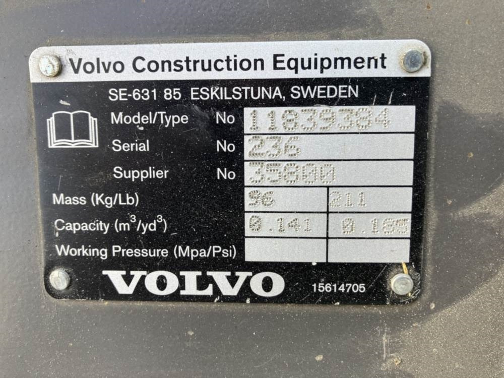 Volvo Böschungslöffel starr - Festanbau - Φορτωτής εκσκαφέας: φωτογραφία 4 Volvo Böschungslöffel starr - Festanbau - Φορτωτής εκσκαφέας: φωτογραφία 4