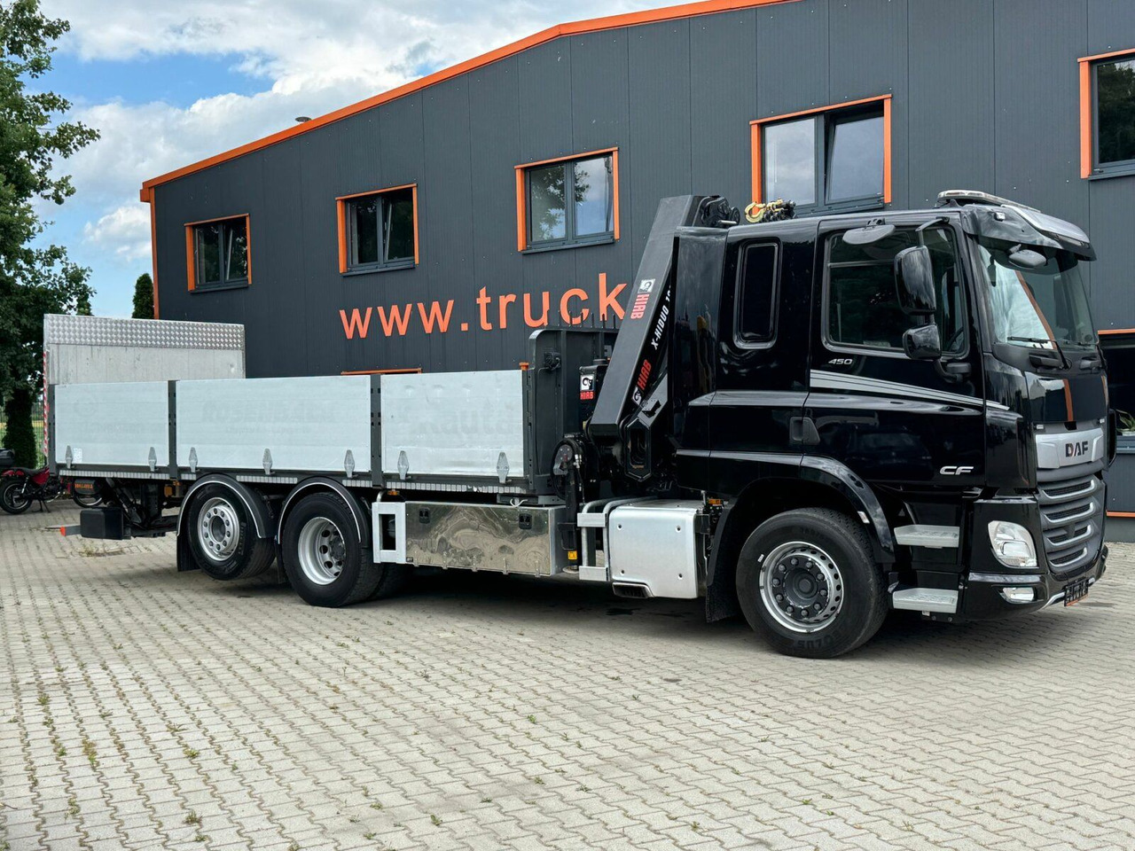 DAF CF 450 FAN 6x2 Pritsche mit Kran HIAB 188 E-6 - Φορτηγό με γερανό: φωτογραφία 5 DAF CF 450 FAN 6x2 Pritsche mit Kran HIAB 188 E-6 - Φορτηγό με γερανό: φωτογραφία 5