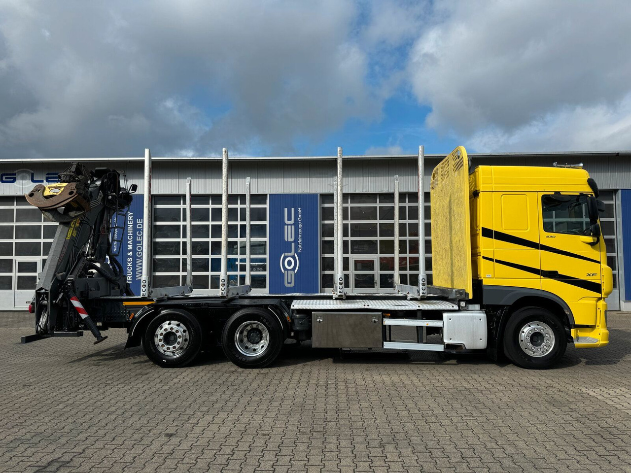 DAF XF 530 6x2 Holztransport Kran PENZ 15Z9.50 *Anh. - Φορτηγό ξυλείας, Φορτηγό με γερανό: φωτογραφία 4 DAF XF 530 6x2 Holztransport Kran PENZ 15Z9.50 *Anh. - Φορτηγό ξυλείας, Φορτηγό με γερανό: φωτογραφία 4