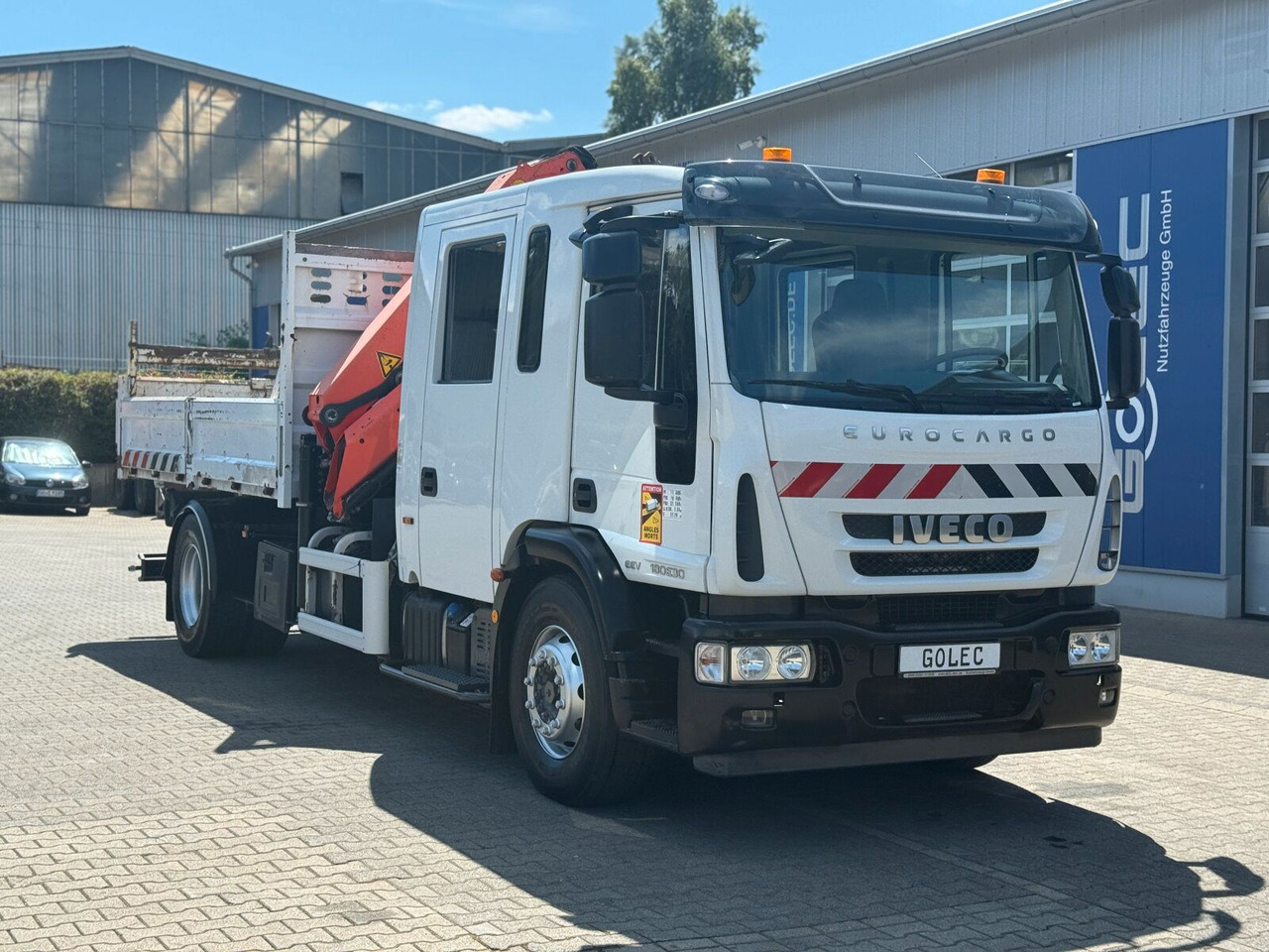 Iveco ML180E 4x2 DOKA Euro 5 Kipper Kran PK16001K-B - Φορτηγό ανατρεπόμενο, Φορτηγό με γερανό: φωτογραφία 1 Iveco ML180E 4x2 DOKA Euro 5 Kipper Kran PK16001K-B - Φορτηγό ανατρεπόμενο, Φορτηγό με γερανό: φωτογραφία 1