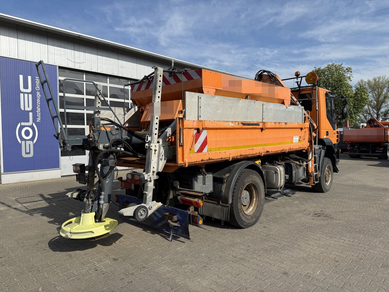 Iveco TRAKKER Kipper Kran TEREX 85.2 Salzstreuer - Φορτηγό ανατρεπόμενο, Φορτηγό με γερανό: φωτογραφία 3 Iveco TRAKKER Kipper Kran TEREX 85.2 Salzstreuer - Φορτηγό ανατρεπόμενο, Φορτηγό με γερανό: φωτογραφία 3