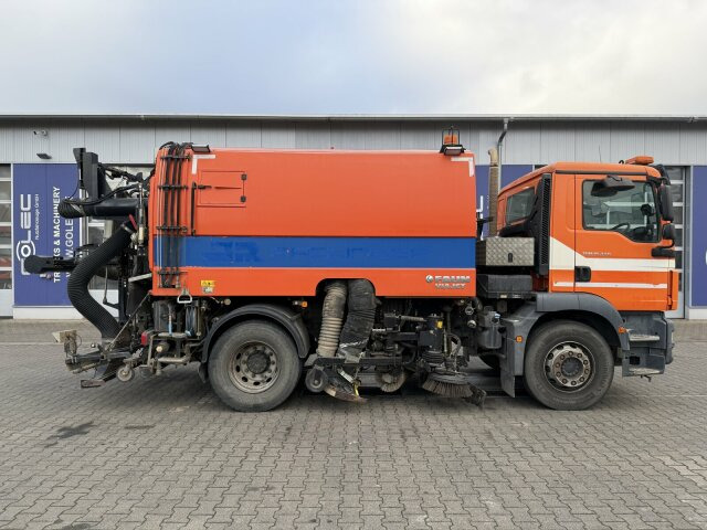 Σάρωθρο δρόμων MAN TGM 18.340 Kehrmaschine FAUN VIAJET 6 HD 200 bar: φωτογραφία 8