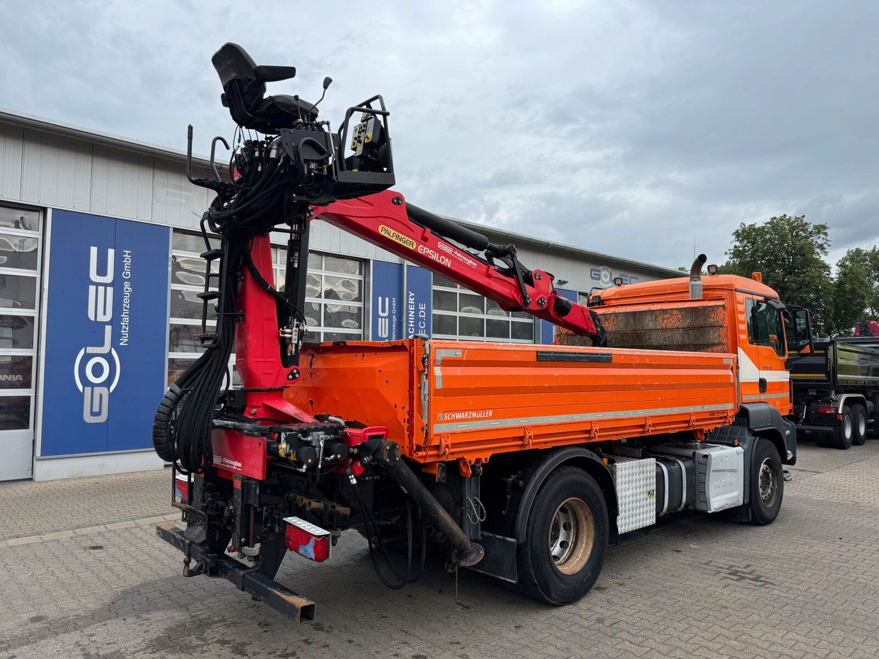MAN TGS 18.400 4x2 Kipper Bordmatic Kran Palfinger - Φορτηγό ανατρεπόμενο, Φορτηγό με γερανό: φωτογραφία 4 MAN TGS 18.400 4x2 Kipper Bordmatic Kran Palfinger - Φορτηγό ανατρεπόμενο, Φορτηγό με γερανό: φωτογραφία 4