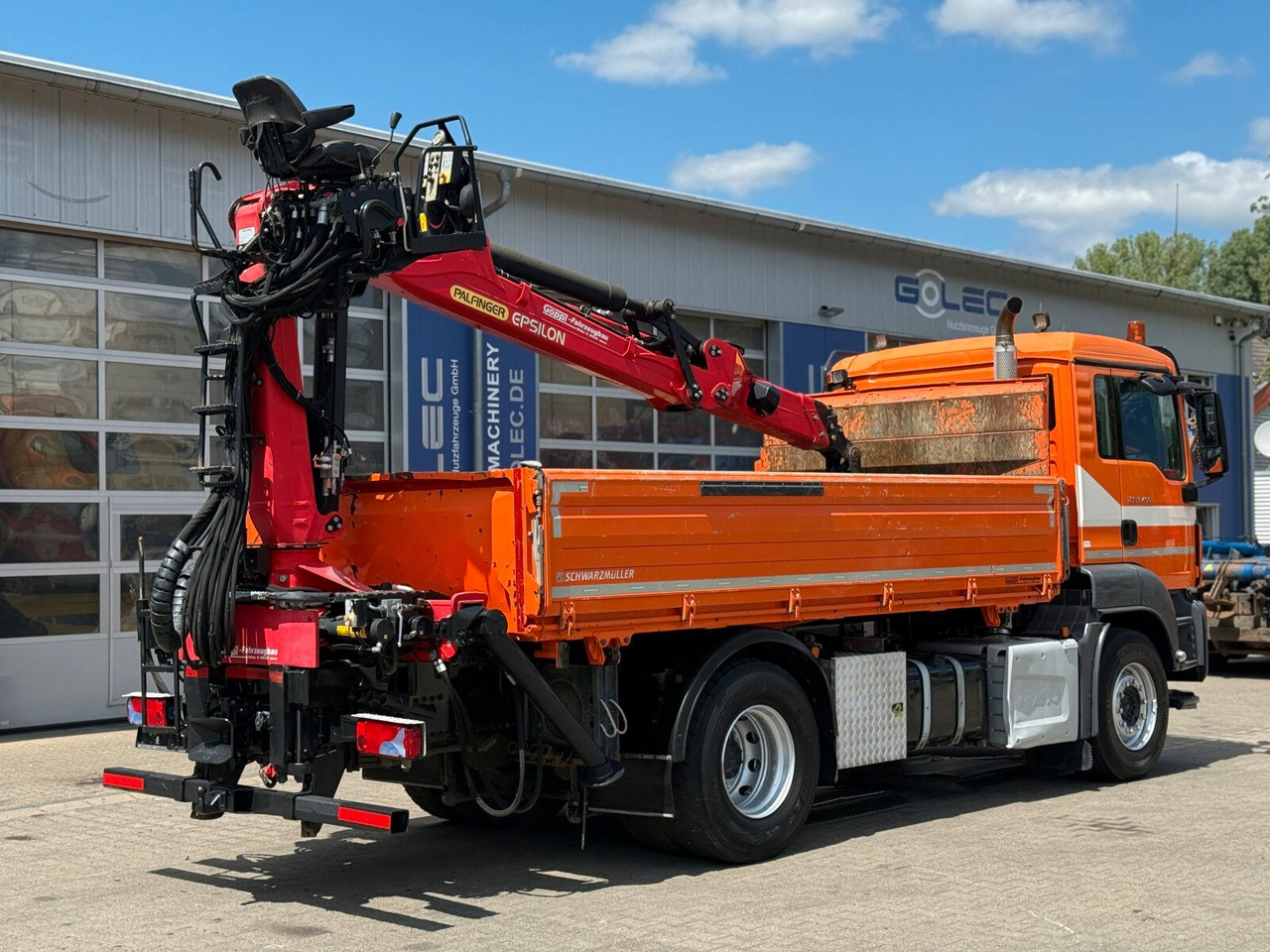 MAN TGS 18.400 4x2 Kipper Bordmatic Kran Palfinger - Φορτηγό με γερανό: φωτογραφία 3 MAN TGS 18.400 4x2 Kipper Bordmatic Kran Palfinger - Φορτηγό με γερανό: φωτογραφία 3