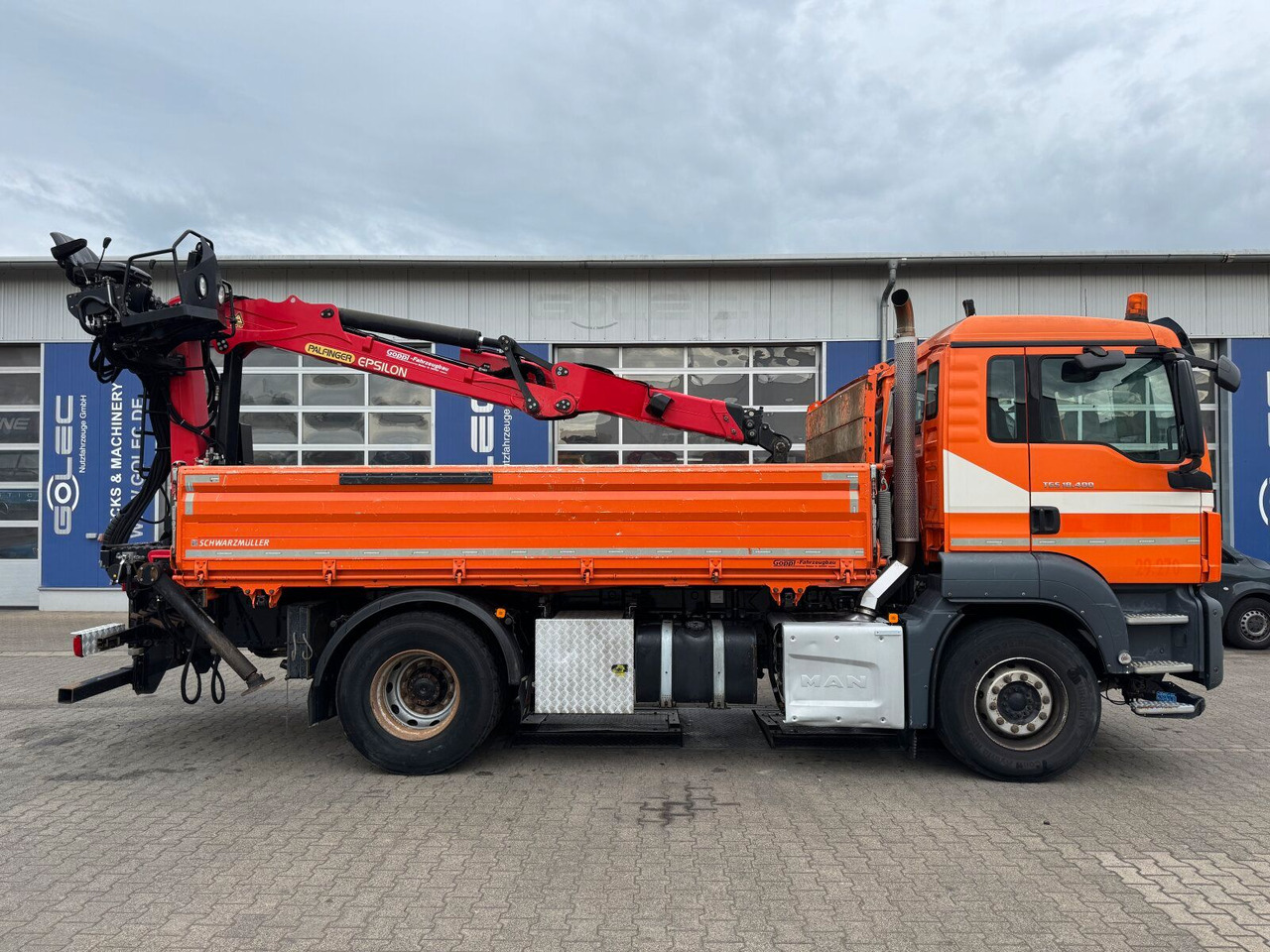 MAN TGS 18.400 4x2 Kipper Bordmatic Kran Palfinger - Φορτηγό ανατρεπόμενο, Φορτηγό με γερανό: φωτογραφία 3 MAN TGS 18.400 4x2 Kipper Bordmatic Kran Palfinger - Φορτηγό ανατρεπόμενο, Φορτηγό με γερανό: φωτογραφία 3