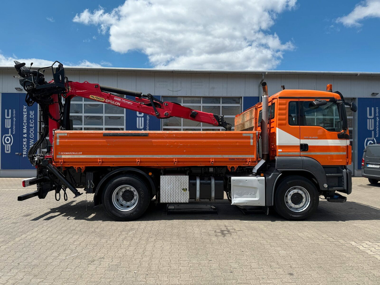MAN TGS 18.400 4x2 Kipper Bordmatic Kran Palfinger - Φορτηγό ανατρεπόμενο, Φορτηγό με γερανό: φωτογραφία 2 MAN TGS 18.400 4x2 Kipper Bordmatic Kran Palfinger - Φορτηγό ανατρεπόμενο, Φορτηγό με γερανό: φωτογραφία 2