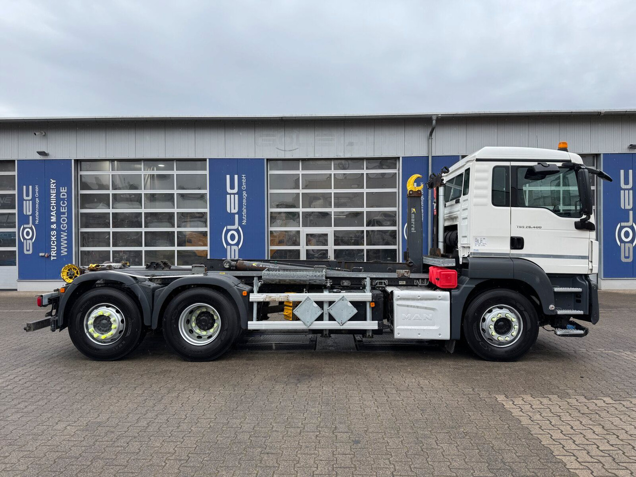 MAN TGS 26.400 6x2-4 Abrollkipper Lift-Lenkachse - Φορτηγό φόρτωσης γάντζου, Φορτηγό με γερανό: φωτογραφία 3 MAN TGS 26.400 6x2-4 Abrollkipper Lift-Lenkachse - Φορτηγό φόρτωσης γάντζου, Φορτηγό με γερανό: φωτογραφία 3