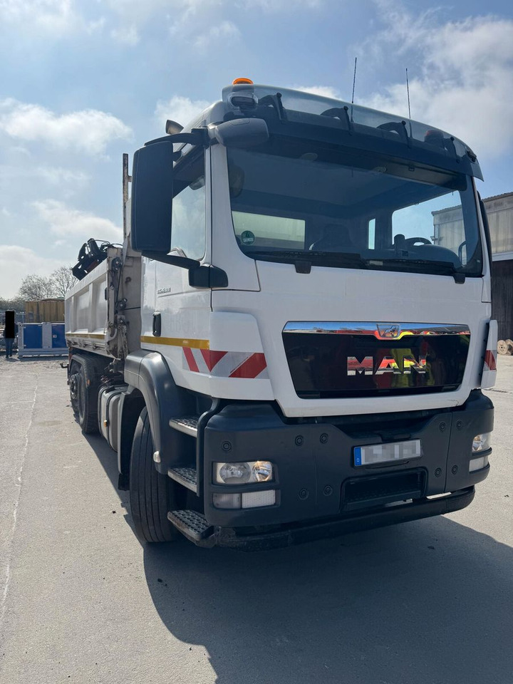 MAN TGS 26.400 6x2*4 Kipper Bordm. Kran ATLAS 172.3E - Φορτηγό ανατρεπόμενο, Φορτηγό με γερανό: φωτογραφία 1 MAN TGS 26.400 6x2*4 Kipper Bordm. Kran ATLAS 172.3E - Φορτηγό ανατρεπόμενο, Φορτηγό με γερανό: φωτογραφία 1