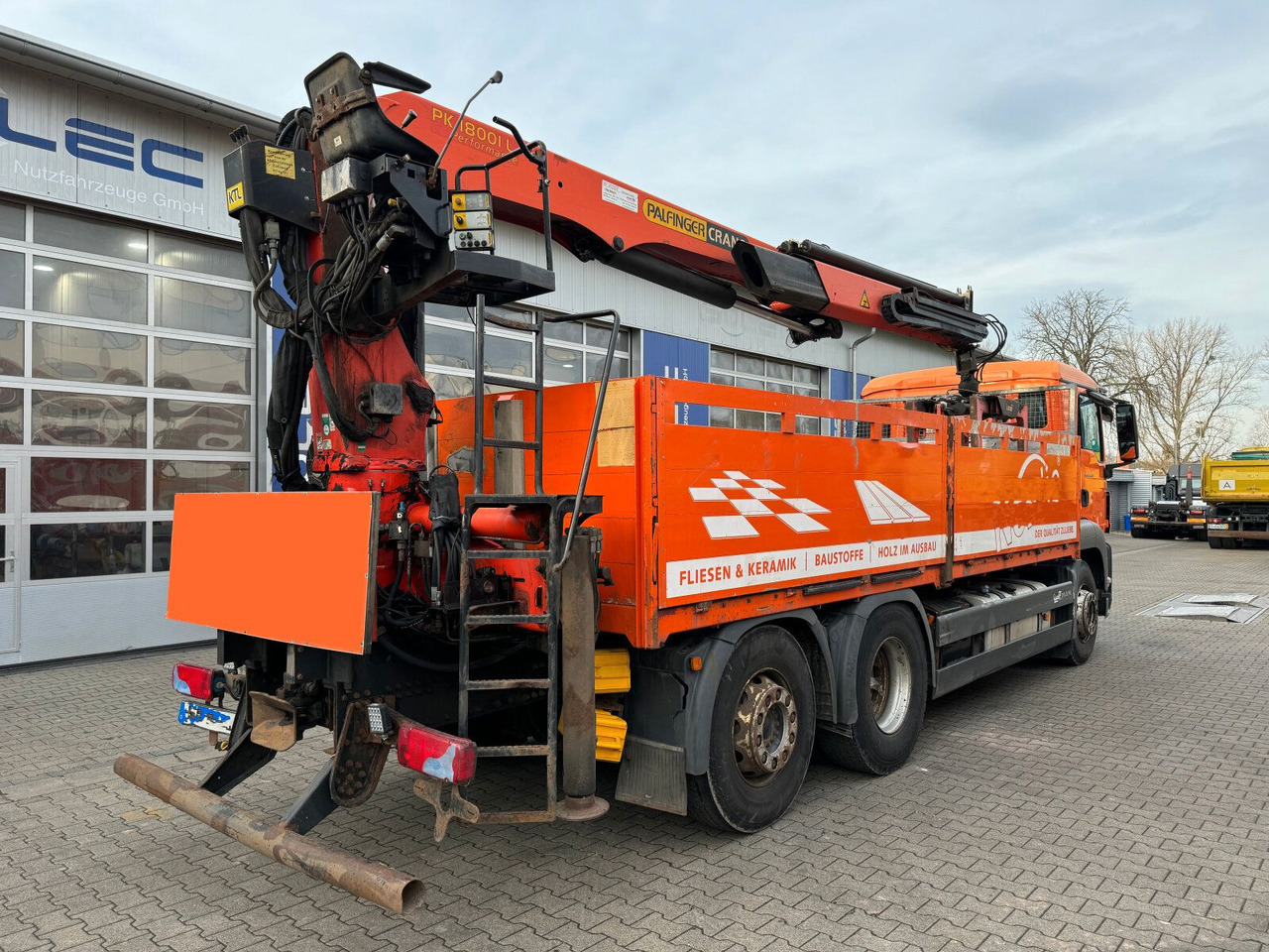 MAN TGS 26.400 6x2 Pritsche Kran Palfinger PK 18001L - Φορτηγό με ανοιχτή καρότσα, Φορτηγό με γερανό: φωτογραφία 3 MAN TGS 26.400 6x2 Pritsche Kran Palfinger PK 18001L - Φορτηγό με ανοιχτή καρότσα, Φορτηγό με γερανό: φωτογραφία 3