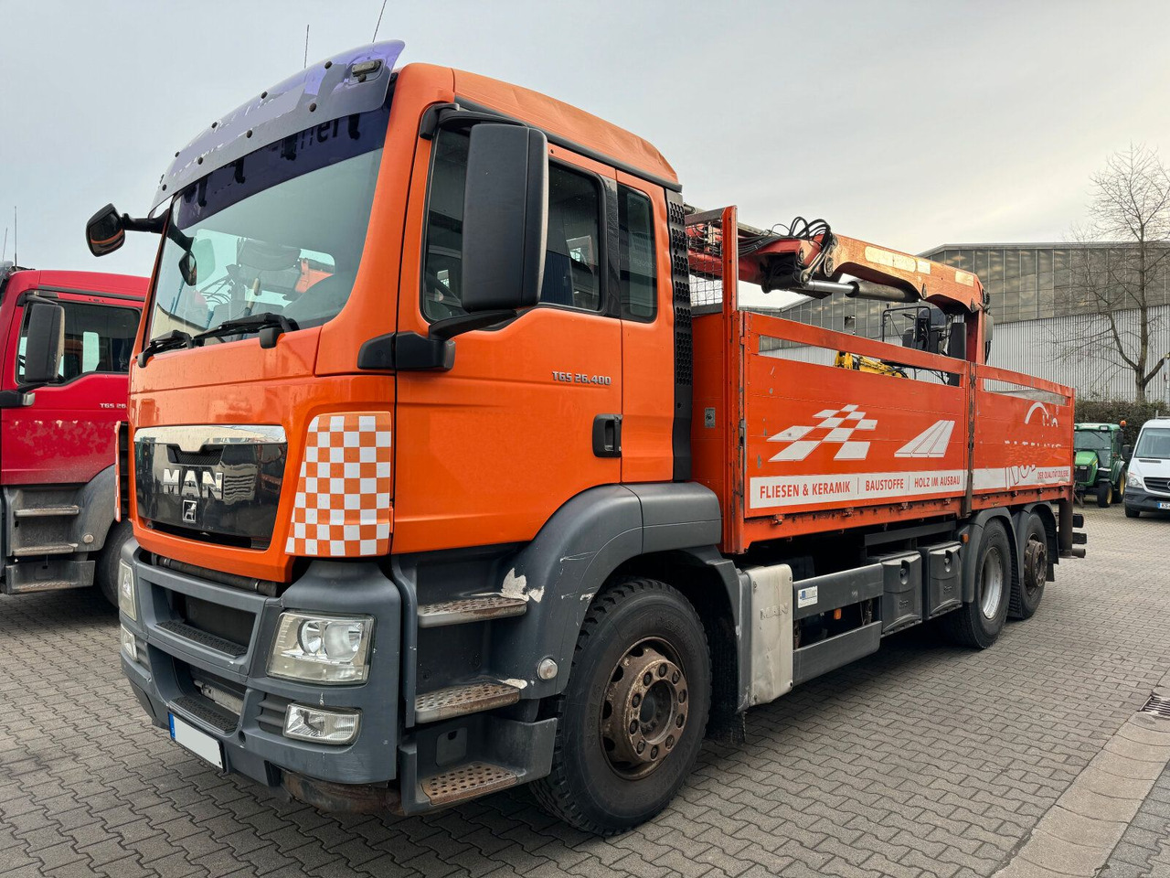 MAN TGS 26.400 6x2 Pritsche Kran Palfinger PK 18001L - Φορτηγό με ανοιχτή καρότσα, Φορτηγό με γερανό: φωτογραφία 2 MAN TGS 26.400 6x2 Pritsche Kran Palfinger PK 18001L - Φορτηγό με ανοιχτή καρότσα, Φορτηγό με γερανό: φωτογραφία 2