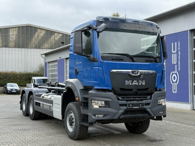 MAN TGS 26.400 6x6 Abrollkipper HIAB Optima 20S - Φορτηγό φόρτωσης γάντζου: φωτογραφία 1 MAN TGS 26.400 6x6 Abrollkipper HIAB Optima 20S - Φορτηγό φόρτωσης γάντζου: φωτογραφία 1