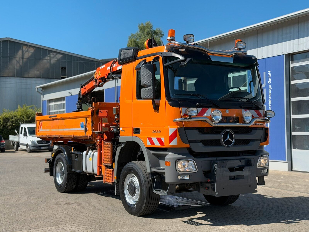Mercedes-Benz ACTROS 2044 4x4 Kipper Kran ATLAS 65.2 A2L - Φορτηγό ανατρεπόμενο, Φορτηγό με γερανό: φωτογραφία 1 Mercedes-Benz ACTROS 2044 4x4 Kipper Kran ATLAS 65.2 A2L - Φορτηγό ανατρεπόμενο, Φορτηγό με γερανό: φωτογραφία 1