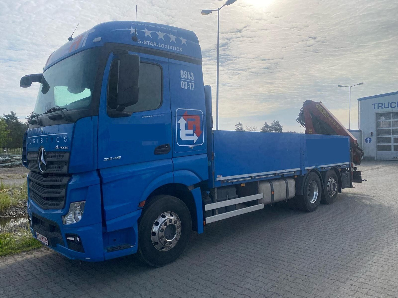 Mercedes-Benz ACTROS 2545 6x2 Pritsch Kran Palfinger PK20001 - Φορτηγό με ανοιχτή καρότσα, Φορτηγό με γερανό: φωτογραφία 1 Mercedes-Benz ACTROS 2545 6x2 Pritsch Kran Palfinger PK20001 - Φορτηγό με ανοιχτή καρότσα, Φορτηγό με γερανό: φωτογραφία 1