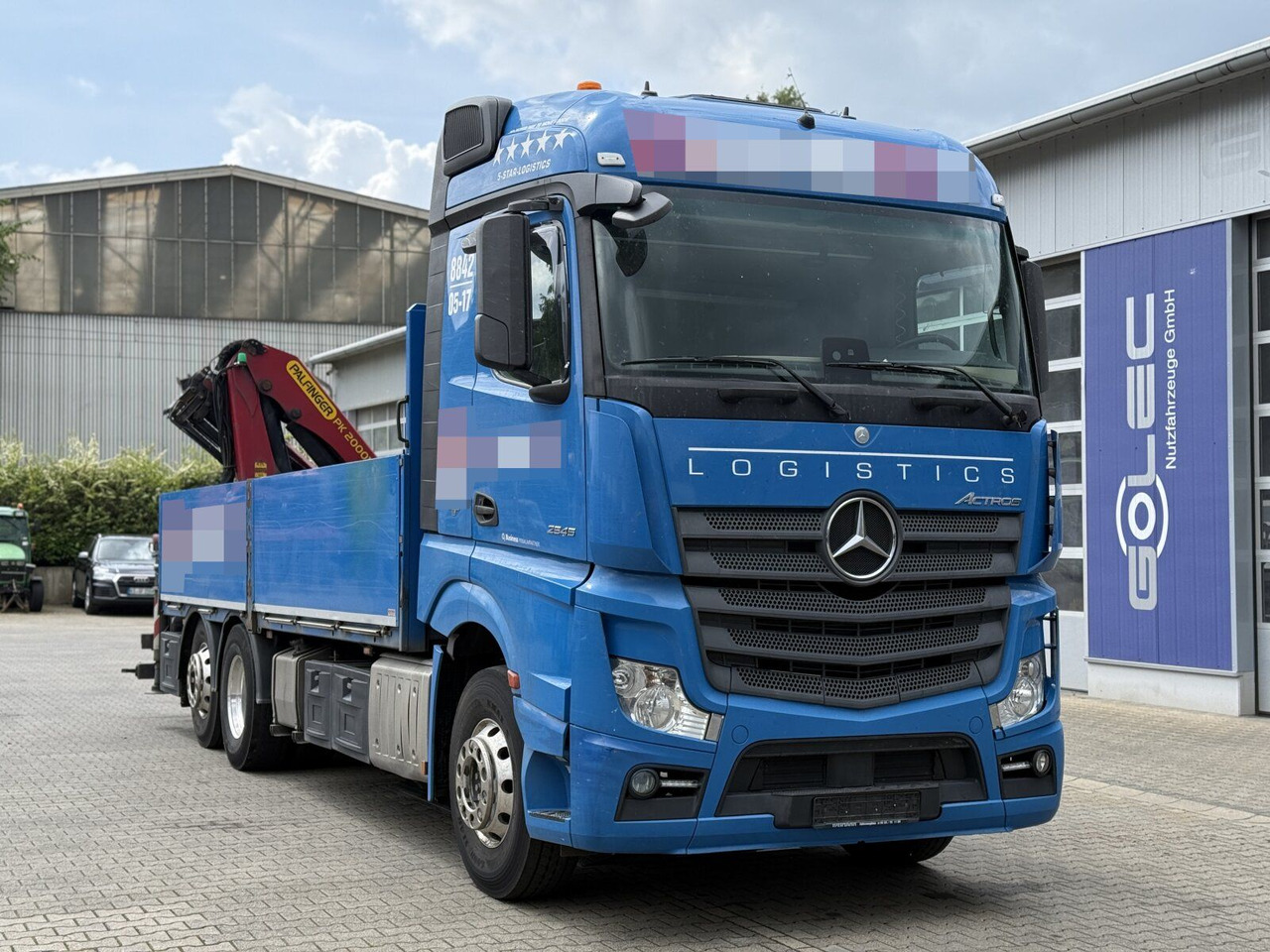 Mercedes-Benz ACTROS 2545 6x2 Pritsche Kran Palfinger PK20001K - Φορτηγό με γερανό: φωτογραφία 1 Mercedes-Benz ACTROS 2545 6x2 Pritsche Kran Palfinger PK20001K - Φορτηγό με γερανό: φωτογραφία 1