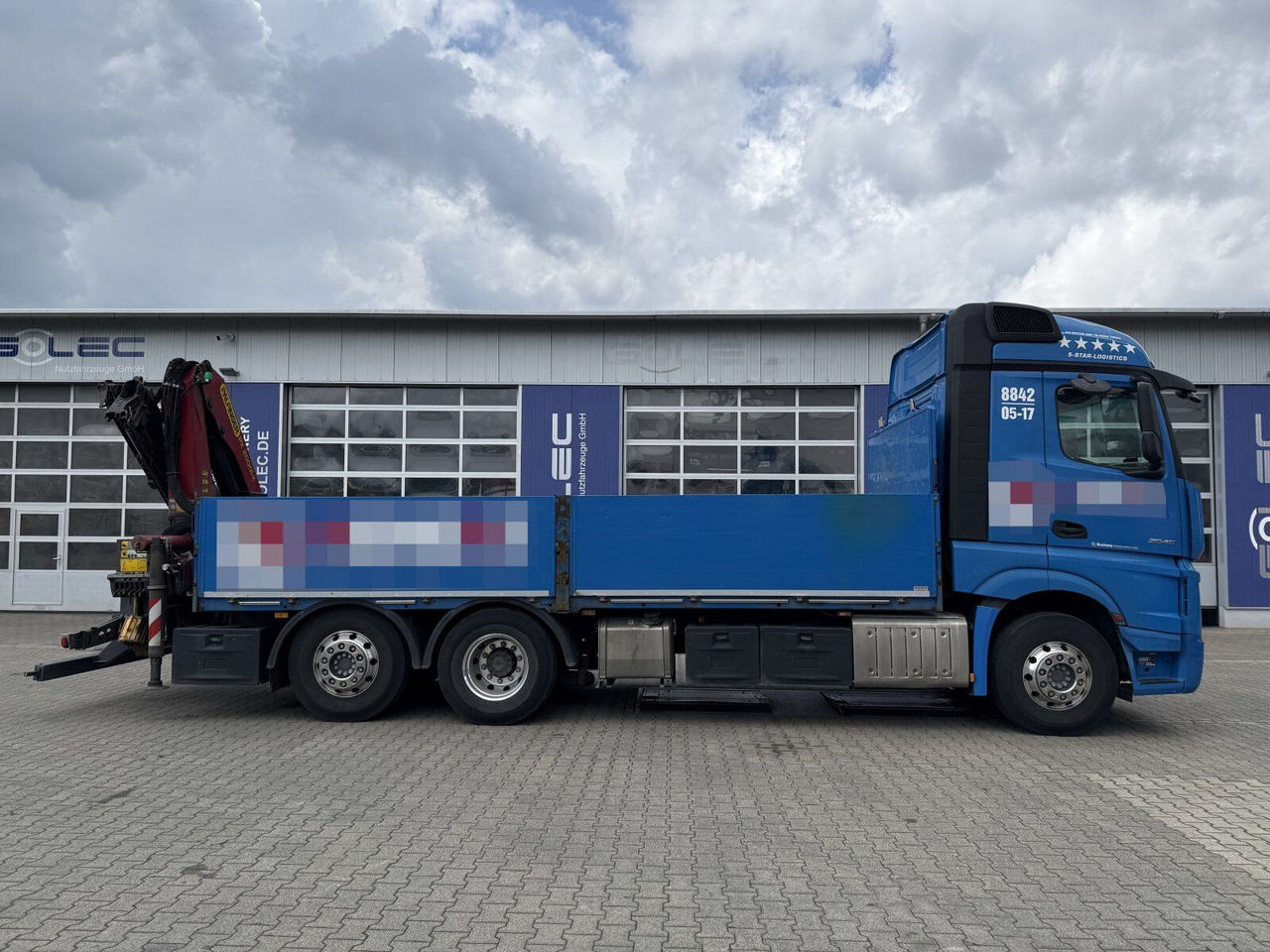 Mercedes-Benz ACTROS 2545 6x2 Pritsche Kran Palfinger PK20001K - Φορτηγό με ανοιχτή καρότσα, Φορτηγό με γερανό: φωτογραφία 2 Mercedes-Benz ACTROS 2545 6x2 Pritsche Kran Palfinger PK20001K - Φορτηγό με ανοιχτή καρότσα, Φορτηγό με γερανό: φωτογραφία 2