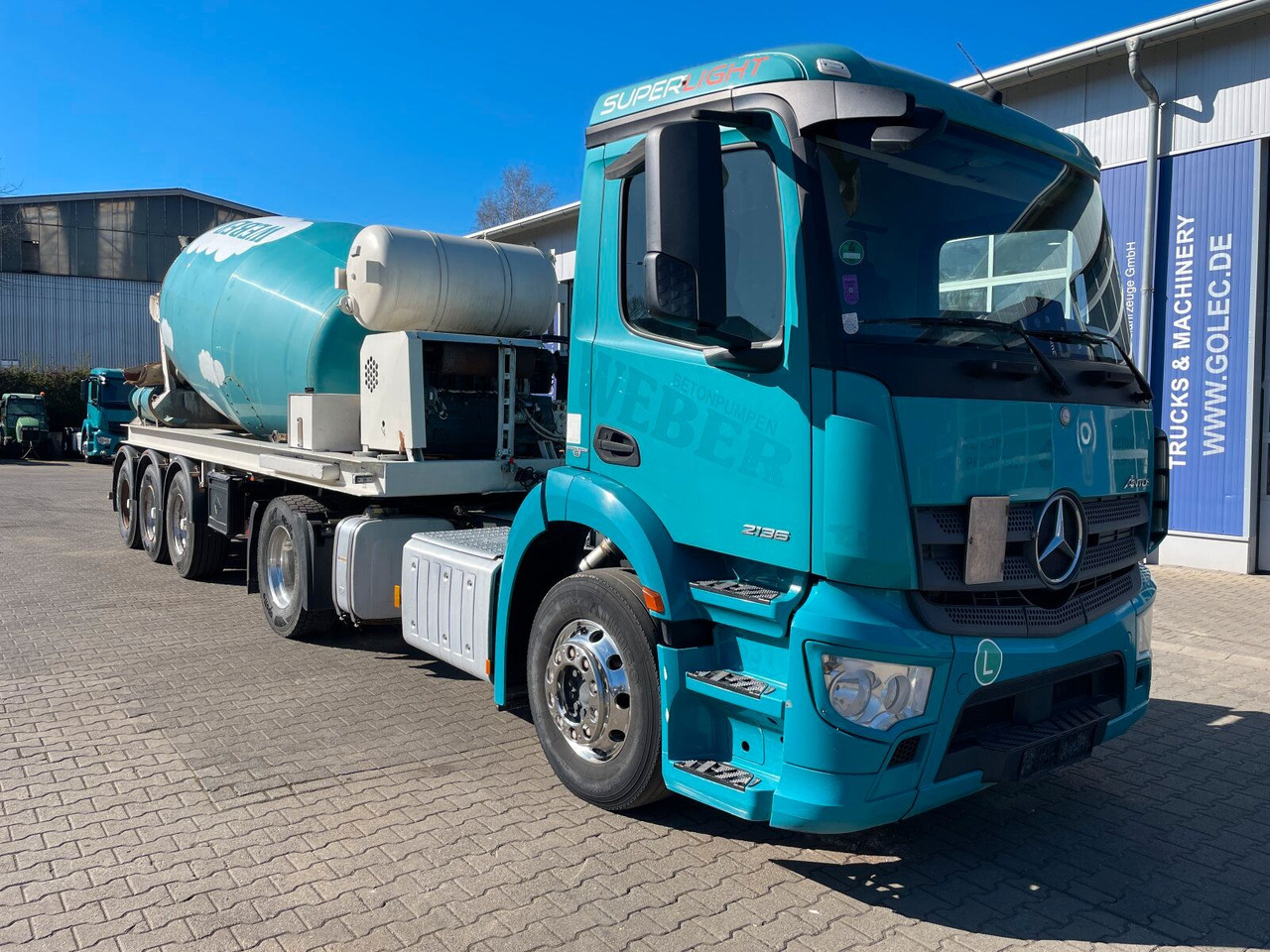 Mercedes-Benz Antos 2136 4x2 SZM Retarder Kipphyd. *Betonaufl. - Τράκτορας: φωτογραφία 1 Mercedes-Benz Antos 2136 4x2 SZM Retarder Kipphyd. *Betonaufl. - Τράκτορας: φωτογραφία 1