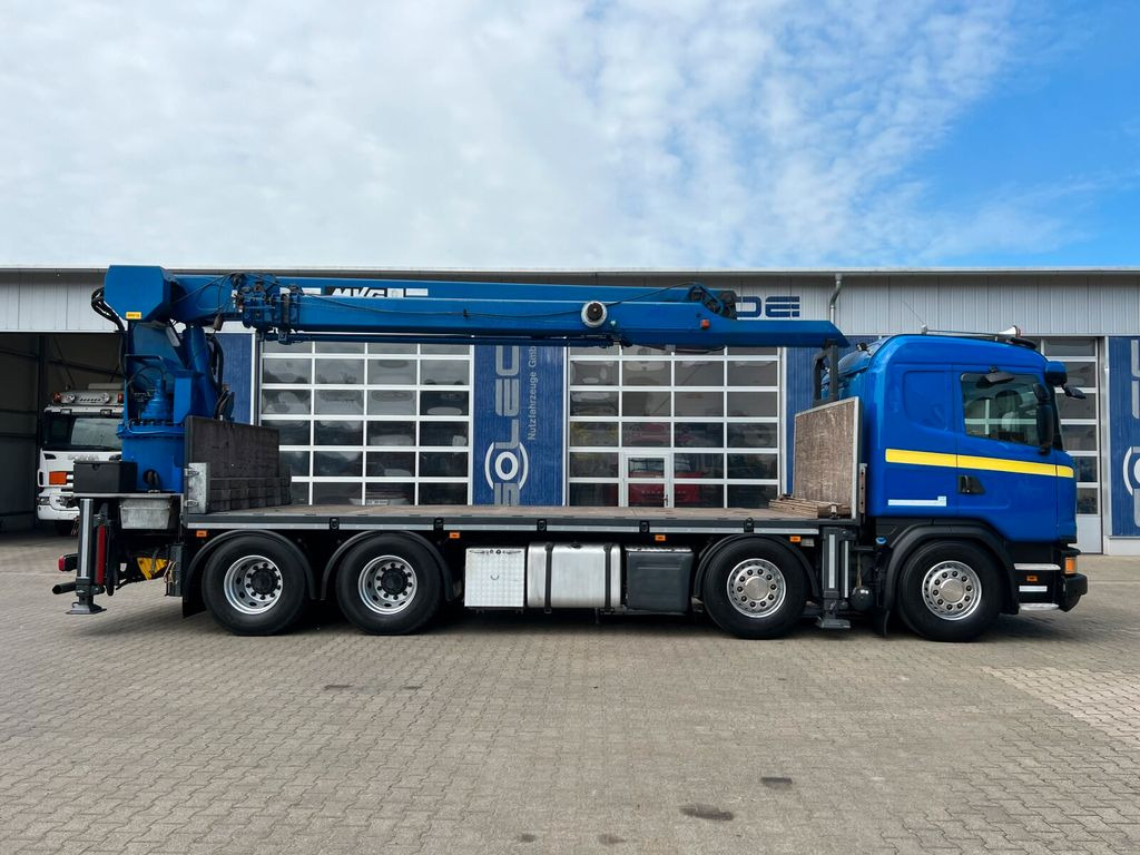 Scania G490 8x4 Dachdecker Montagekran MKG - 21,6 m - Φορτηγό με ανοιχτή καρότσα, Φορτηγό με γερανό: φωτογραφία 3 Scania G490 8x4 Dachdecker Montagekran MKG - 21,6 m - Φορτηγό με ανοιχτή καρότσα, Φορτηγό με γερανό: φωτογραφία 3