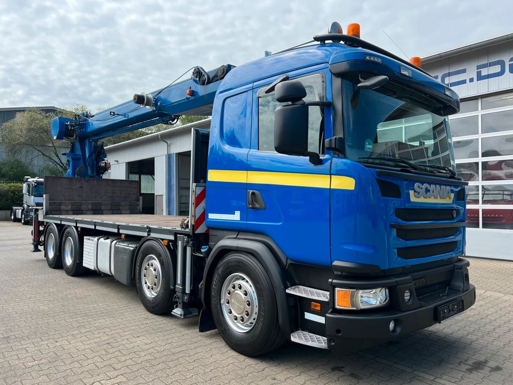 Scania G490 8x4 Dachdecker Montagekran MKG - 21,6 m - Φορτηγό με γερανό: φωτογραφία 1 Scania G490 8x4 Dachdecker Montagekran MKG - 21,6 m - Φορτηγό με γερανό: φωτογραφία 1