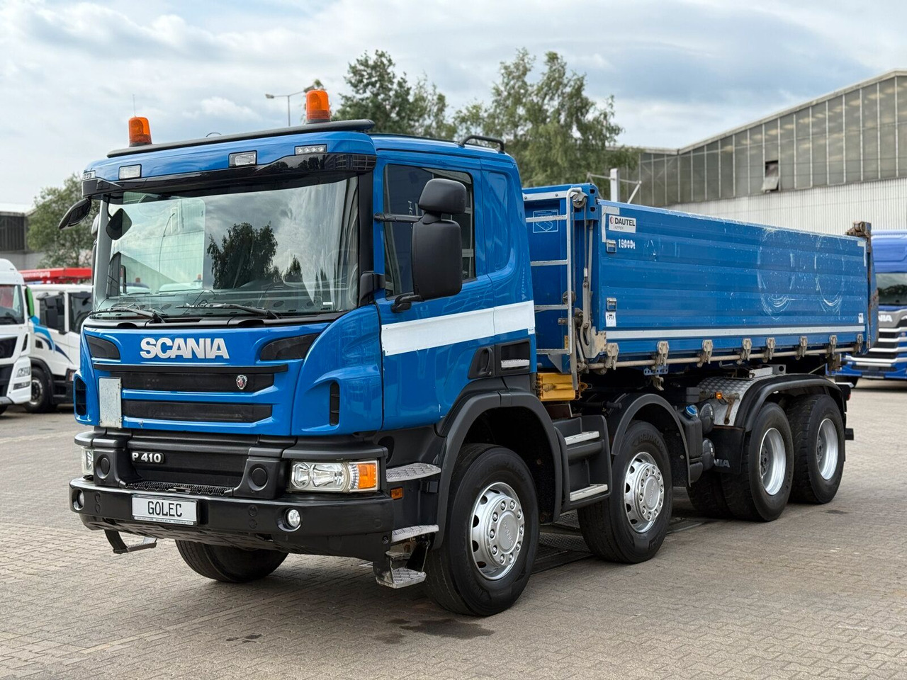 Φορτηγό ανατρεπόμενο Scania P 410 8x4 Dreiseitenkipper DAUTEL: φωτογραφία 11