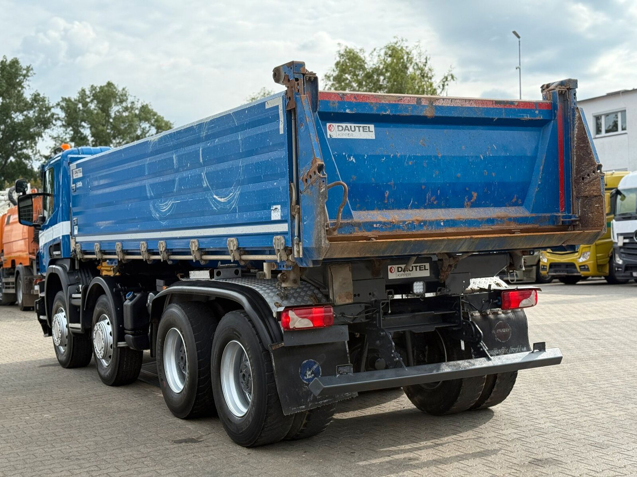 Φορτηγό ανατρεπόμενο Scania P 410 8x4 Dreiseitenkipper DAUTEL: φωτογραφία 9