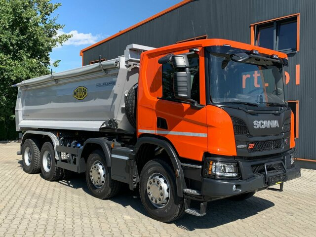 Scania P 420 8x4 Kipper Meiller 18,5m3 Euro 6 - Φορτηγό ανατρεπόμενο: φωτογραφία 1 Scania P 420 8x4 Kipper Meiller 18,5m3 Euro 6 - Φορτηγό ανατρεπόμενο: φωτογραφία 1
