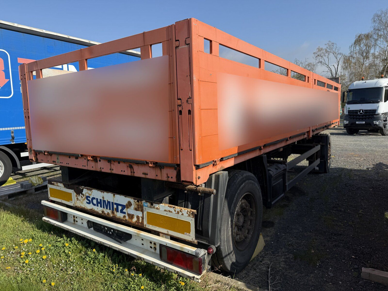 Schmitz Cargobull Gotha AFG 18 Baustoffanhänger 2 Achse - Τρέιλερ πλατφόρμα/ Καρότσα: φωτογραφία 2 Schmitz Cargobull Gotha AFG 18 Baustoffanhänger 2 Achse - Τρέιλερ πλατφόρμα/ Καρότσα: φωτογραφία 2