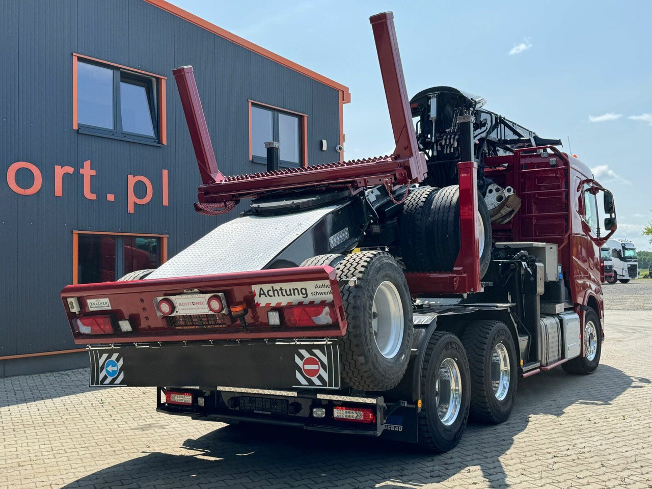 Volvo FH 550 6x4 Holztransporter Lang mit Kran Euro 6E - Φορτηγό ξυλείας, Φορτηγό με γερανό: φωτογραφία 5 Volvo FH 550 6x4 Holztransporter Lang mit Kran Euro 6E - Φορτηγό ξυλείας, Φορτηγό με γερανό: φωτογραφία 5