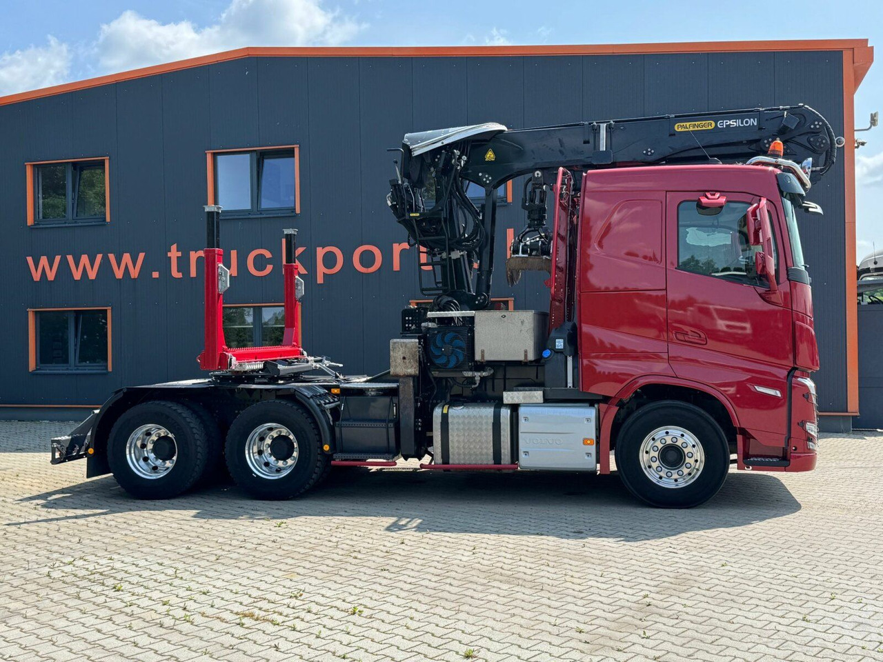 Volvo FH 550 6x4 Holztransporter Lang mit Kran Euro 6E - Φορτηγό ξυλείας, Φορτηγό με γερανό: φωτογραφία 4 Volvo FH 550 6x4 Holztransporter Lang mit Kran Euro 6E - Φορτηγό ξυλείας, Φορτηγό με γερανό: φωτογραφία 4