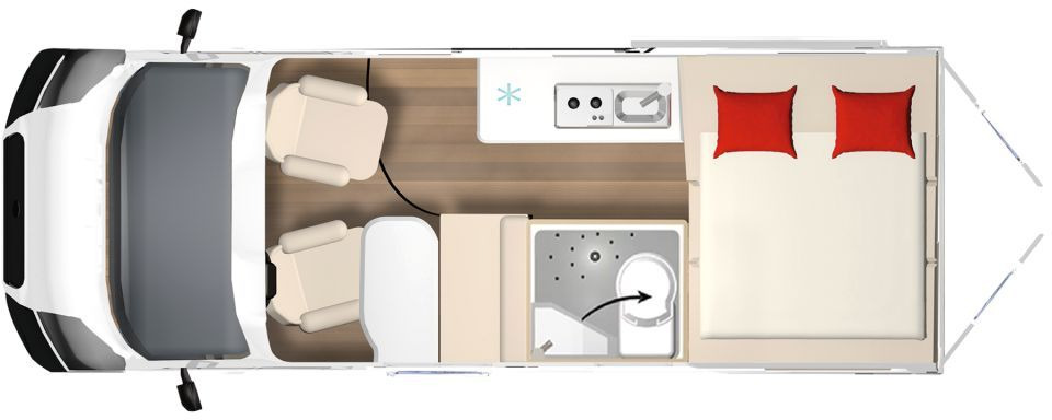 Bürstner B66 600 C - Αυτοκινούμενο βαν: φωτογραφία 2 Bürstner B66 600 C - Αυτοκινούμενο βαν: φωτογραφία 2