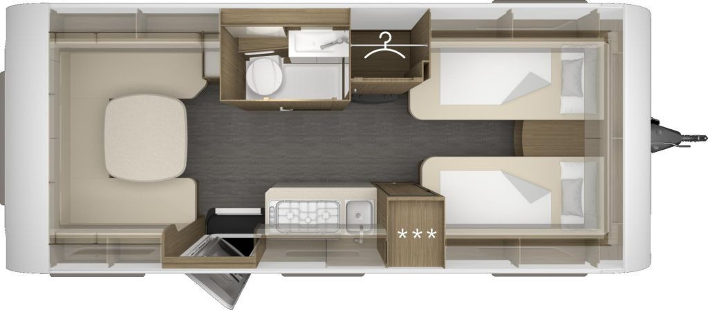 Tabbert Cazadora 550 E 2,3 Alde Warmwasserheizung - Ρυμουλκούμενο τροχόσπιτο: φωτογραφία 2 Tabbert Cazadora 550 E 2,3 Alde Warmwasserheizung - Ρυμουλκούμενο τροχόσπιτο: φωτογραφία 2