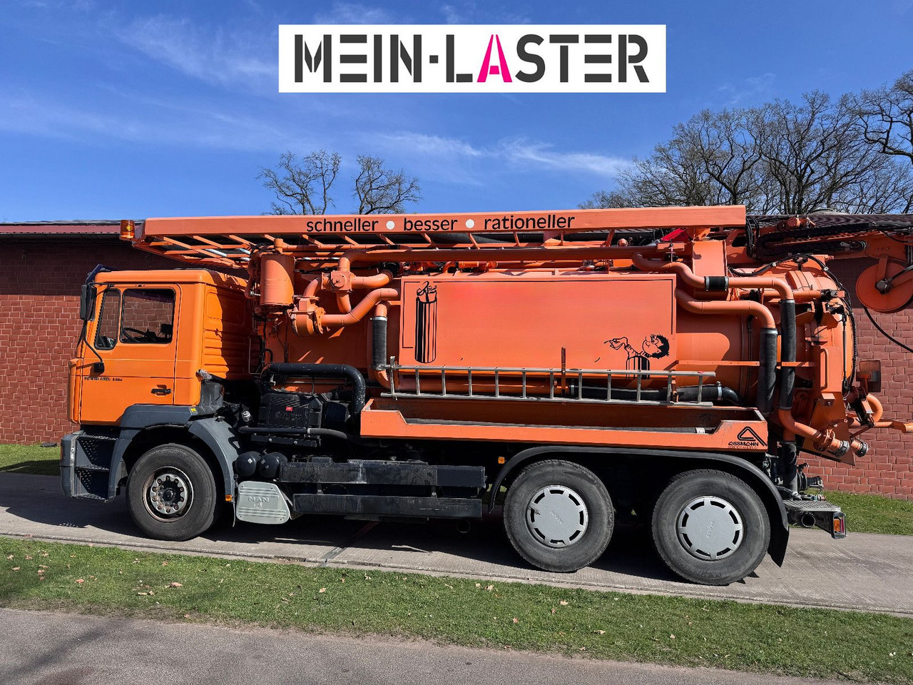 MAN FE 410 Assmann Saug HD Spüler Recycling +  FB. - Όχημα εκκένωσης βόθρων: φωτογραφία 4 MAN FE 410 Assmann Saug HD Spüler Recycling +  FB. - Όχημα εκκένωσης βόθρων: φωτογραφία 4