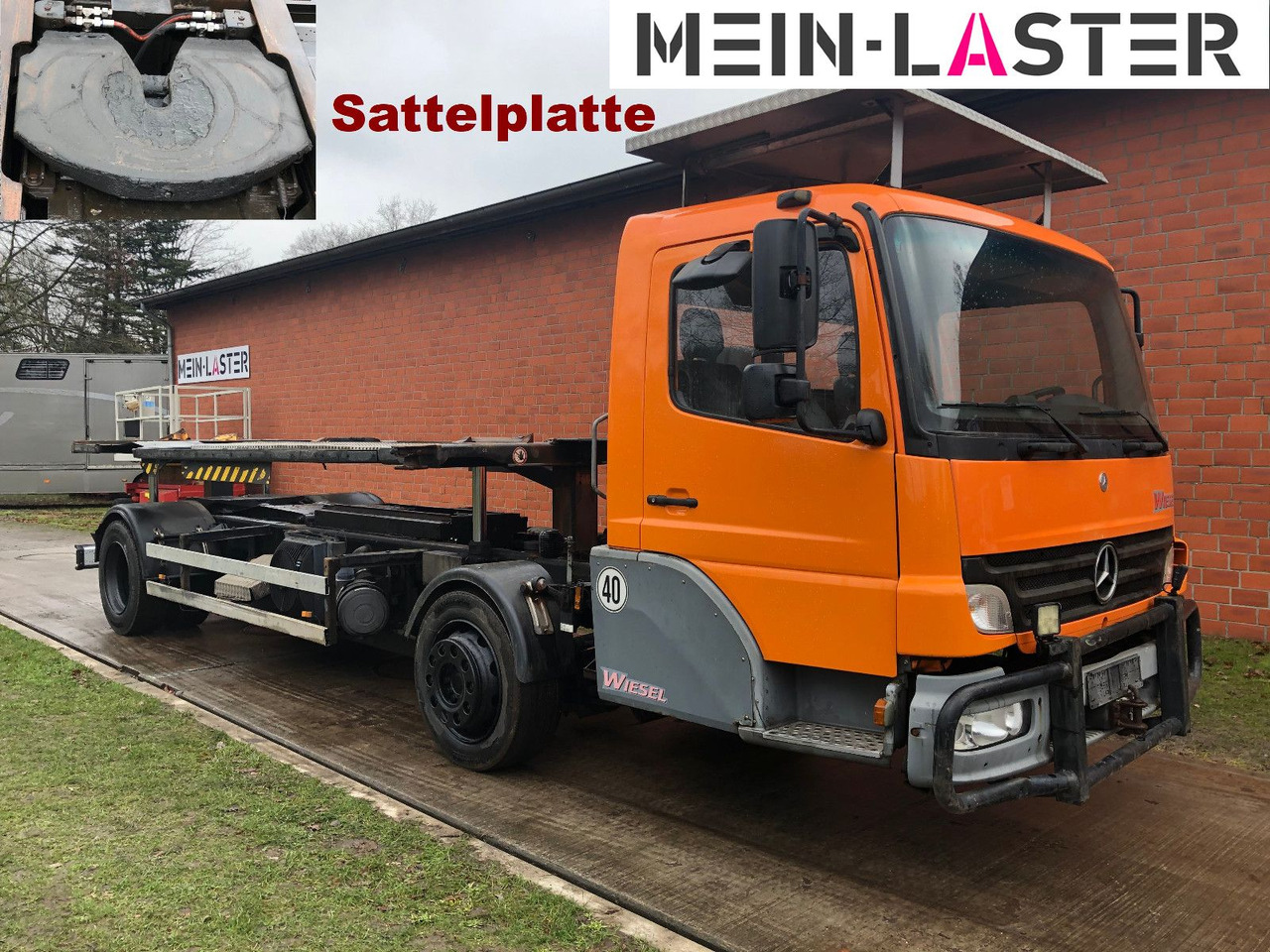 Mercedes-Benz Kamag Wiesel Umsetzter Sattelplatte - Φορτηγό μεταφοράς εμπορευματοκιβωτίων/ Κινητό αμάξωμα: φωτογραφία 1 Mercedes-Benz Kamag Wiesel Umsetzter Sattelplatte - Φορτηγό μεταφοράς εμπορευματοκιβωτίων/ Κινητό αμάξωμα: φωτογραφία 1