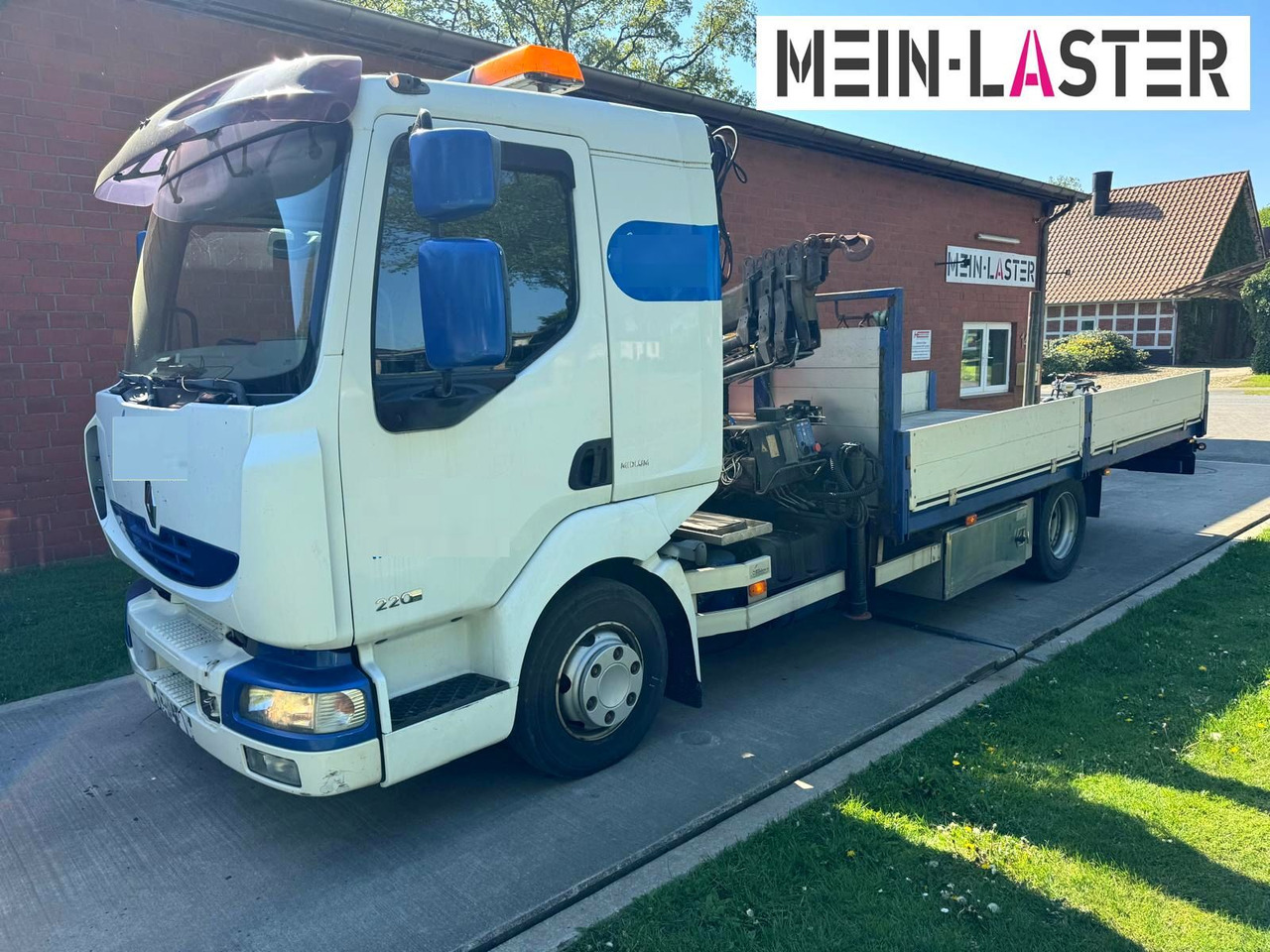 Renault Midlum 220 HMF 683 K4 15m-400 Kg Funk Seilwinde - Φορτηγό με γερανό: φωτογραφία 2 Renault Midlum 220 HMF 683 K4 15m-400 Kg Funk Seilwinde - Φορτηγό με γερανό: φωτογραφία 2