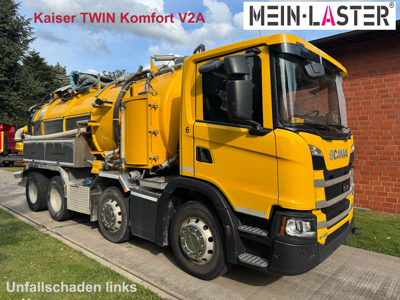 Scania G 450 8x4 Kaiser Twister Komfort V2A Funk - Όχημα εκκένωσης βόθρων: φωτογραφία 1 Scania G 450 8x4 Kaiser Twister Komfort V2A Funk - Όχημα εκκένωσης βόθρων: φωτογραφία 1